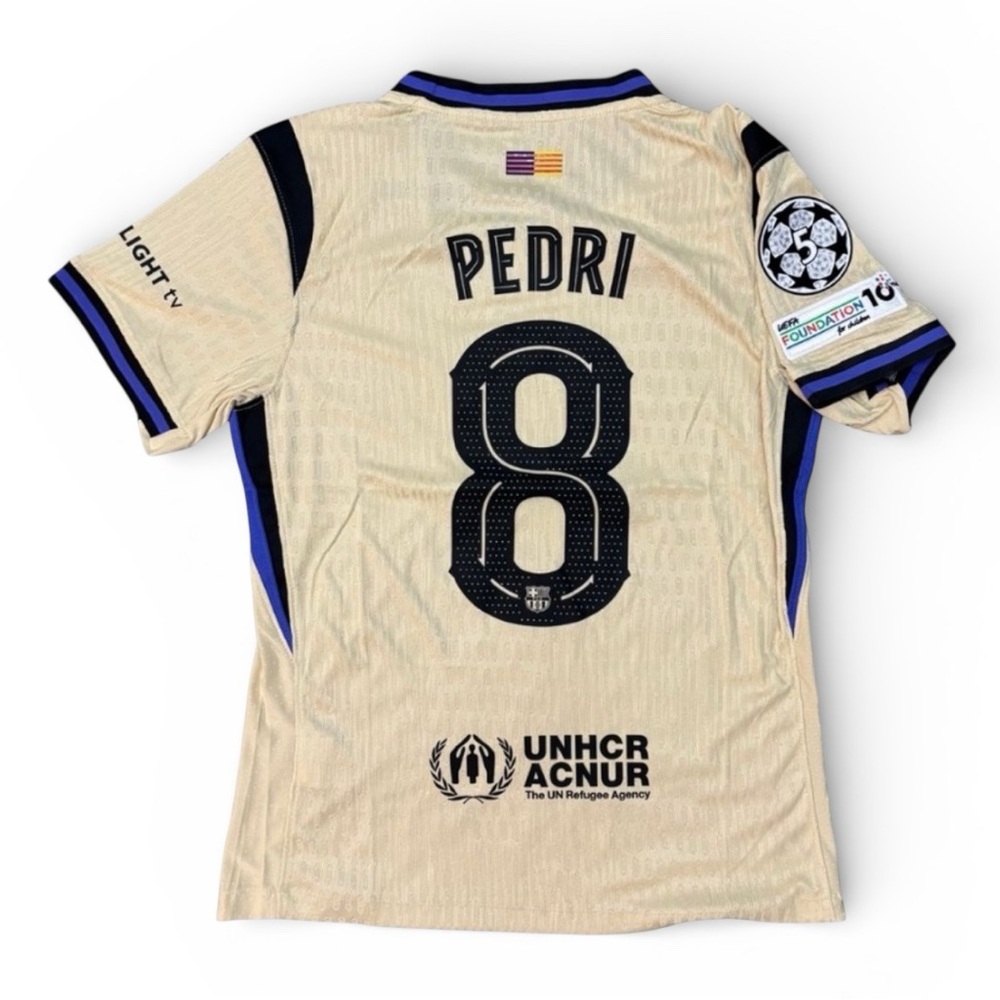 Pedri Barcelona Beige Soccer Jersey